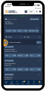 Aplicação Casino Portugal