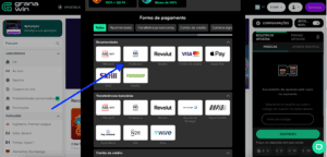 Selecionar opção Multibanco